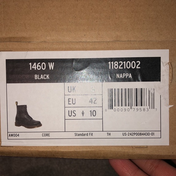 Women’s Black Doc Martens Lace-up Boots - Picture 8 of 10